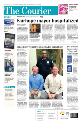 Fairhope Mayor Hospitalized by CLIFF Mccollum Poned As I Became Very Ill Employees, Public Works City