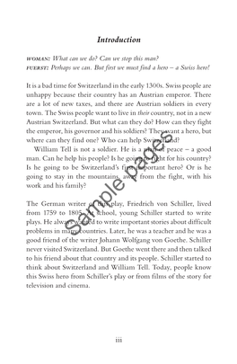 Sample Pages from William Tell