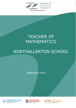 Teacher of Mathematics Northallerton School