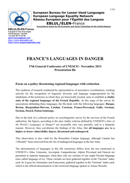 France's Languages
