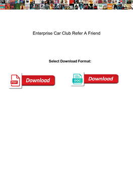 Enterprise Car Club Refer a Friend