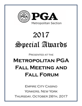 2017 Special Awards