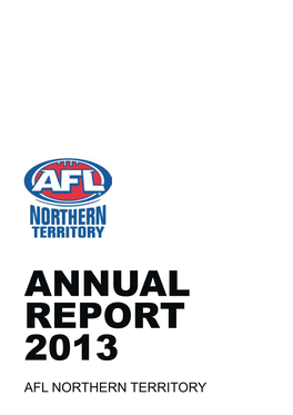 Afl Northern Territory Annual Report 2013