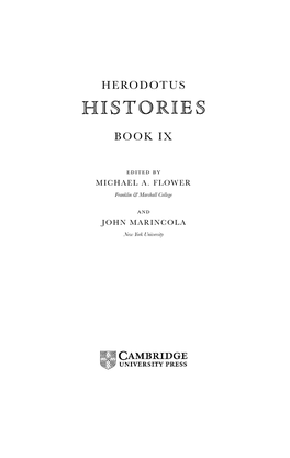 Herodotus Book Ix