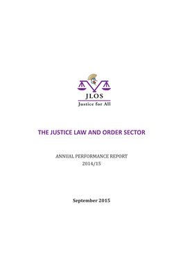 Annual Performance Report (2014/15)