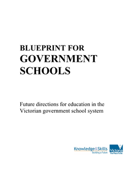 Blueprint for Government Schools