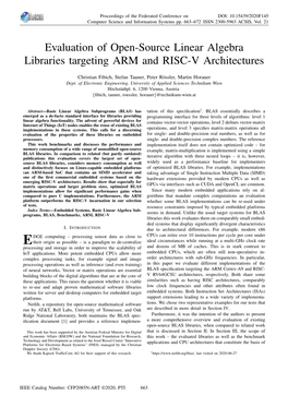 Evaluation of Open-Source Linear Algebra Libraries Targeting ARM and RISC-V Architectures