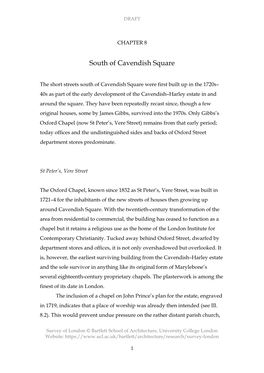 Chapter 8: South of Cavendish Square