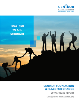 Cenikor's 2019 Annual Report