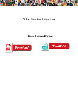 Sultan-Lien-Ikea-Instructions.Pdf