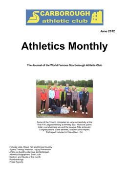 Athletics Monthly