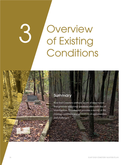 Overview of Existing Conditions