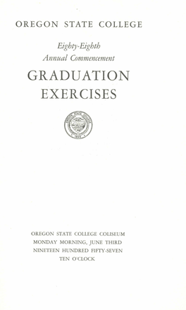 Graduation Exercises
