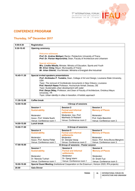 Conference Program