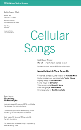 Cellular Songs