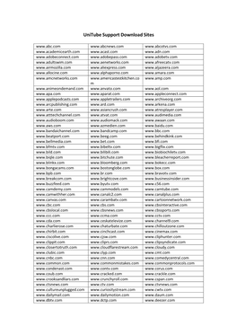 Unitube Support Download Sites