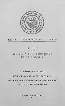 Boletin Academia Puertorriqueña De La