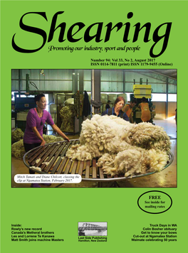 Shearing Magazine on Line At