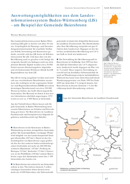 (LIS) – Am Beispiel Der Gemeinde Baiersbronn