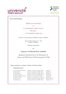 Dynamics of Atoms and Molecules in Electromagnetic Fields