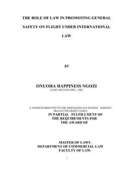 Onuoha Happiness Ngozi Llm/Law/35183/2002 - 2003