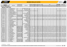 Midweek Regular Coupon 03/04/2021 10:27 1 / 5