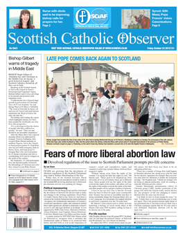 Fears of More Liberal Abortion Law the North of the Country