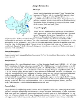 Jiangsu Information