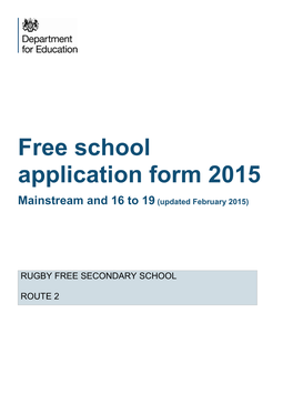 Rugby Free Secondary School