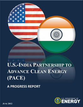 U.S.-India Partnership to Advance Clean Energy: a Progress Report