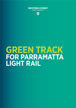 FOR PARRAMATTA LIGHT RAIL Sebastian Pfautsch and Vanessa Howe