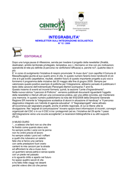 Integrabilita' N°12