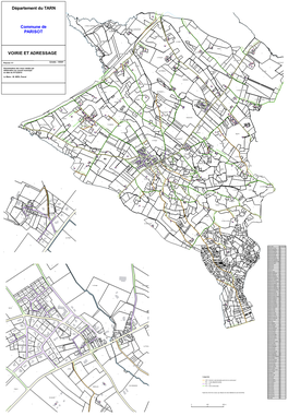 Département Du TARN VOIRIE ET ADRESSAGE Commune De PARISOT