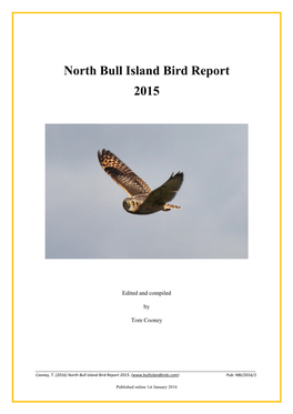 North Bull Island Bird Report 2015