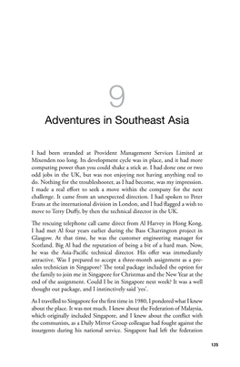 9. Adventures in Southeast Asia