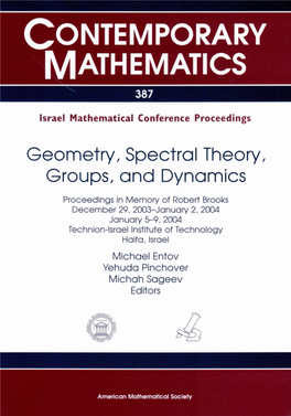 Contemporary Mathematics 387