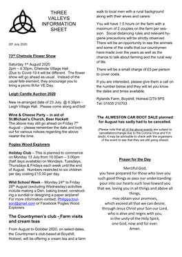 Three Valleys Information Sheet