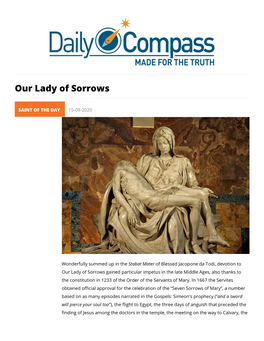 Our Lady of Sorrows