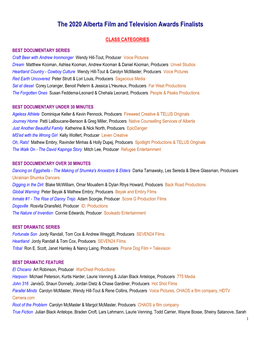 2020 Rosie Finalists Printable Copy