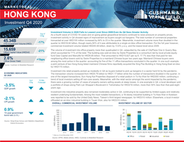 Hong Kong Investment Market Q4 2020 EN