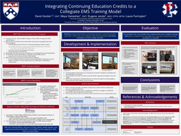 Development & Implementation Conclusions Evaluation Objective Introduction References & Acknowledgements