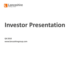 Investor Presentation