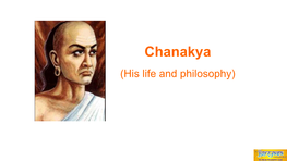 Chanakya (His Life and Philosophy) Background – Raveesh Magod