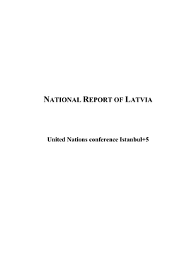National Report of Latvia