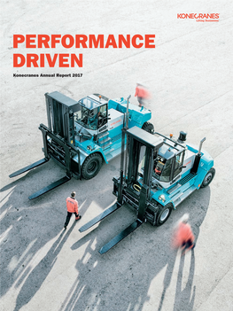 Konecranes Annual Report 2017 PERFORMANCE DRIVEN