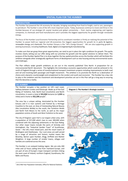 Spatial Plan for the Humber