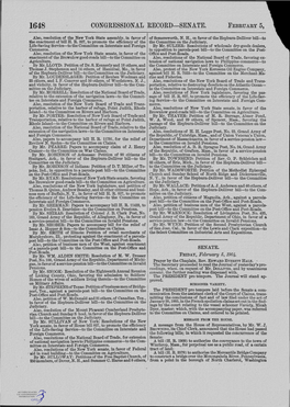 Congressional Record-Senate. February 5