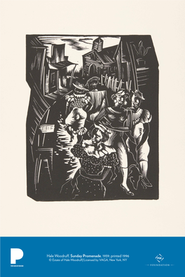 Hale Woodruff, Sunday Promenade, 1939; Printed 1996