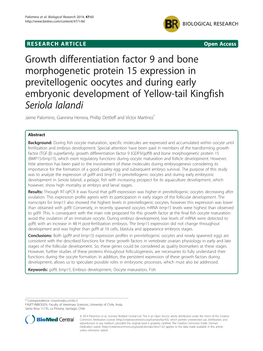 Growth Differentiation Factor 9 and Bone Morphogenetic Protein 15