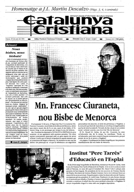 Catalunya Cristiana 0613 [Català] 20 De Juny De 1991